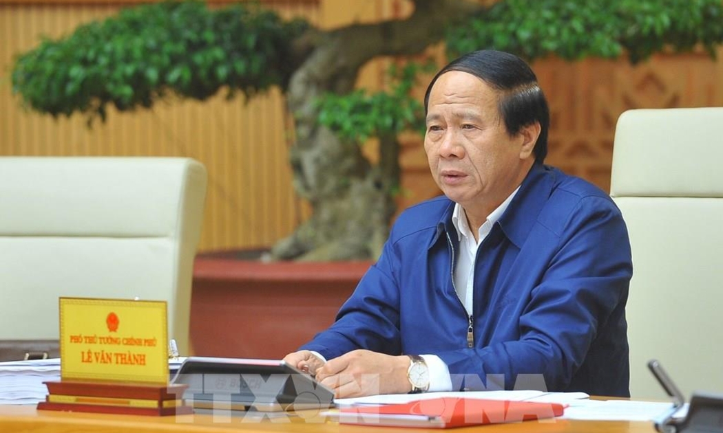 Phó Thủ tướng Lê Văn Thành, Chủ tịch Hội đồng Thẩm định Quy hoạch phát triển ĐBSCL chỉ đạo hội nghị.