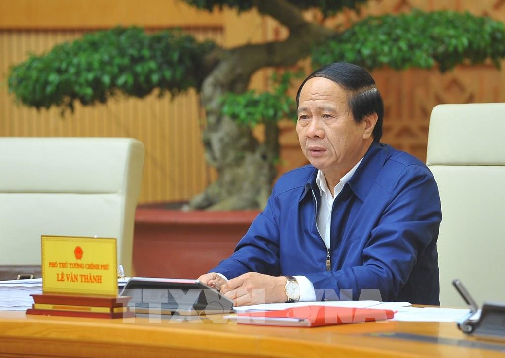 Phó Thủ tướng Lê Văn Thành, Chủ tịch Hội đồng Thẩm định Quy hoạch phát triển ĐBSCL chỉ đạo hội nghị.