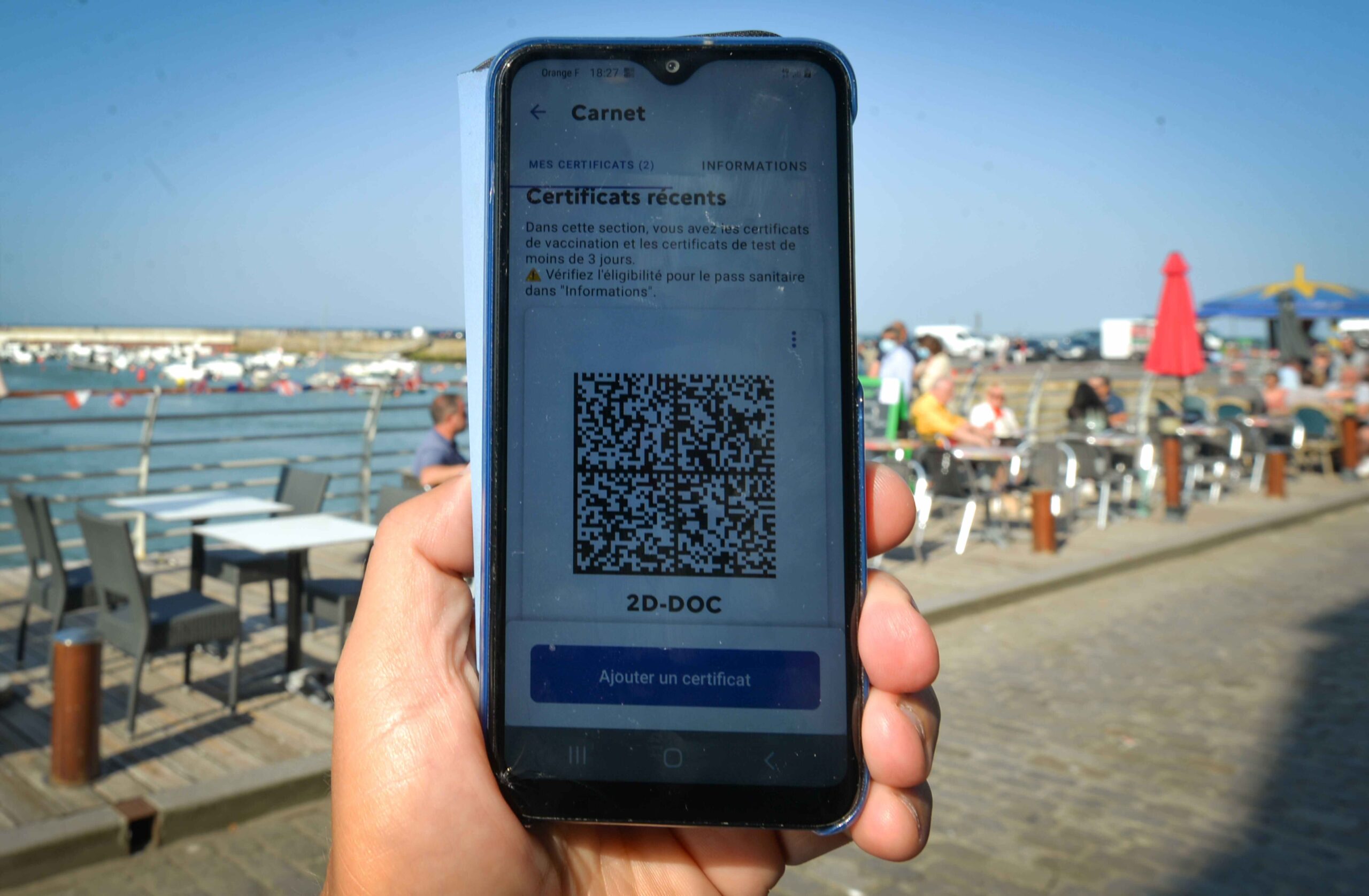 Chứng nhận Covid điện tử EU - Ảnh: Getty Images