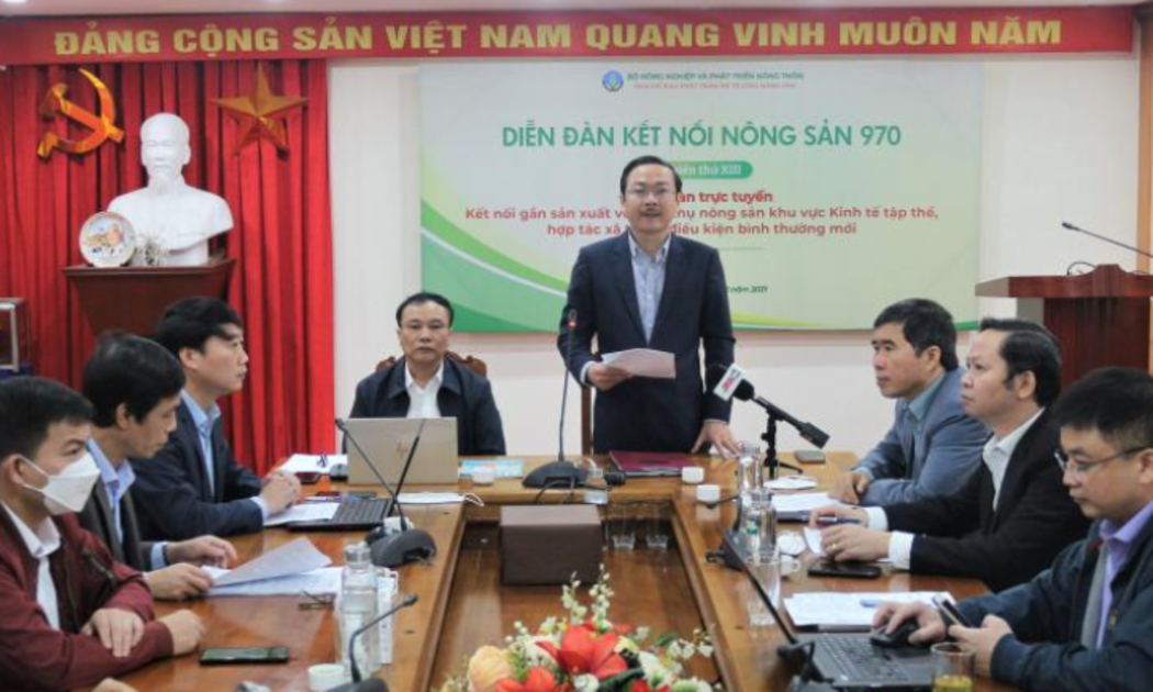 Diễn đàn kết nối nông sản ngày 27/11/2021.