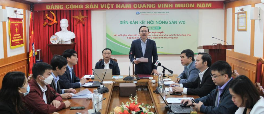 Diễn đàn kết nối nông sản ngày 27/11/2021.