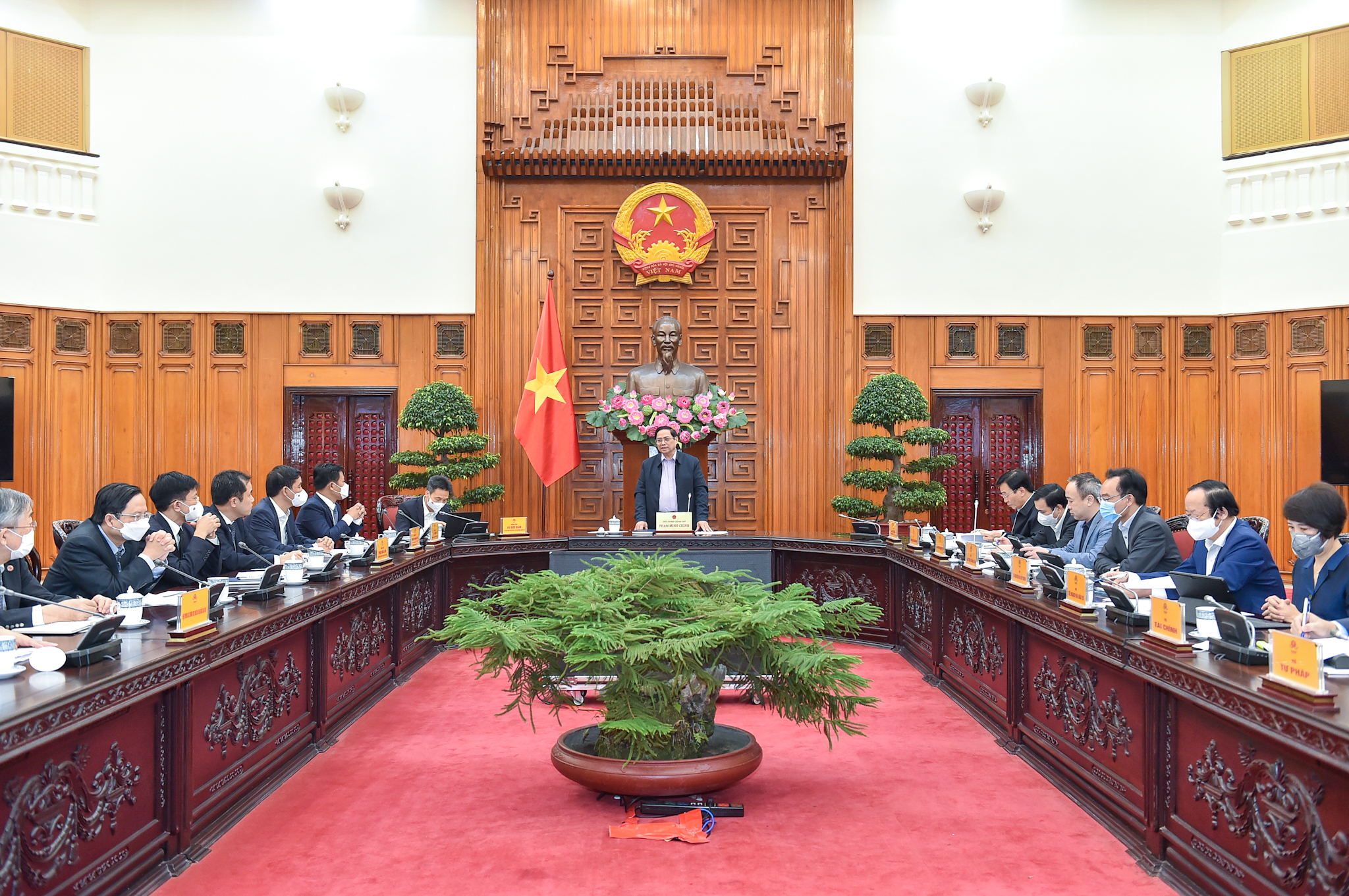 To&agrave;n cảnh buổi l&agrave;m việc - Ảnh: VGP