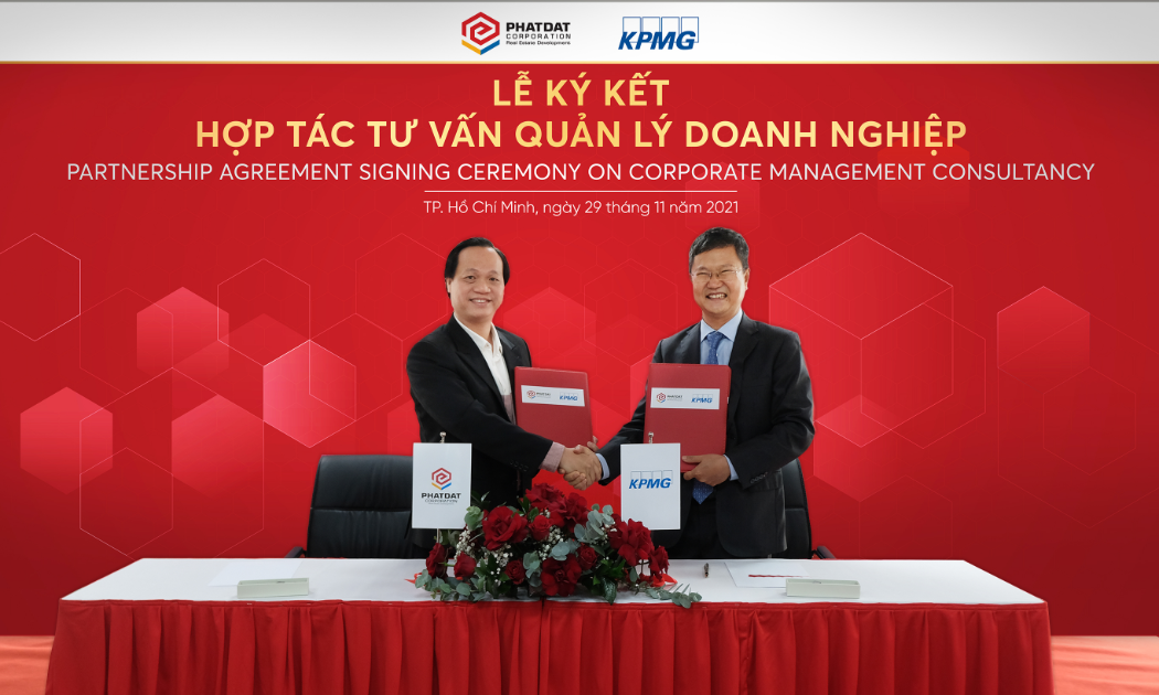 PDR và KPMG Việt Nam ký kết thành công trong hợp tác tư vấn quản lý doanh nghiệp.