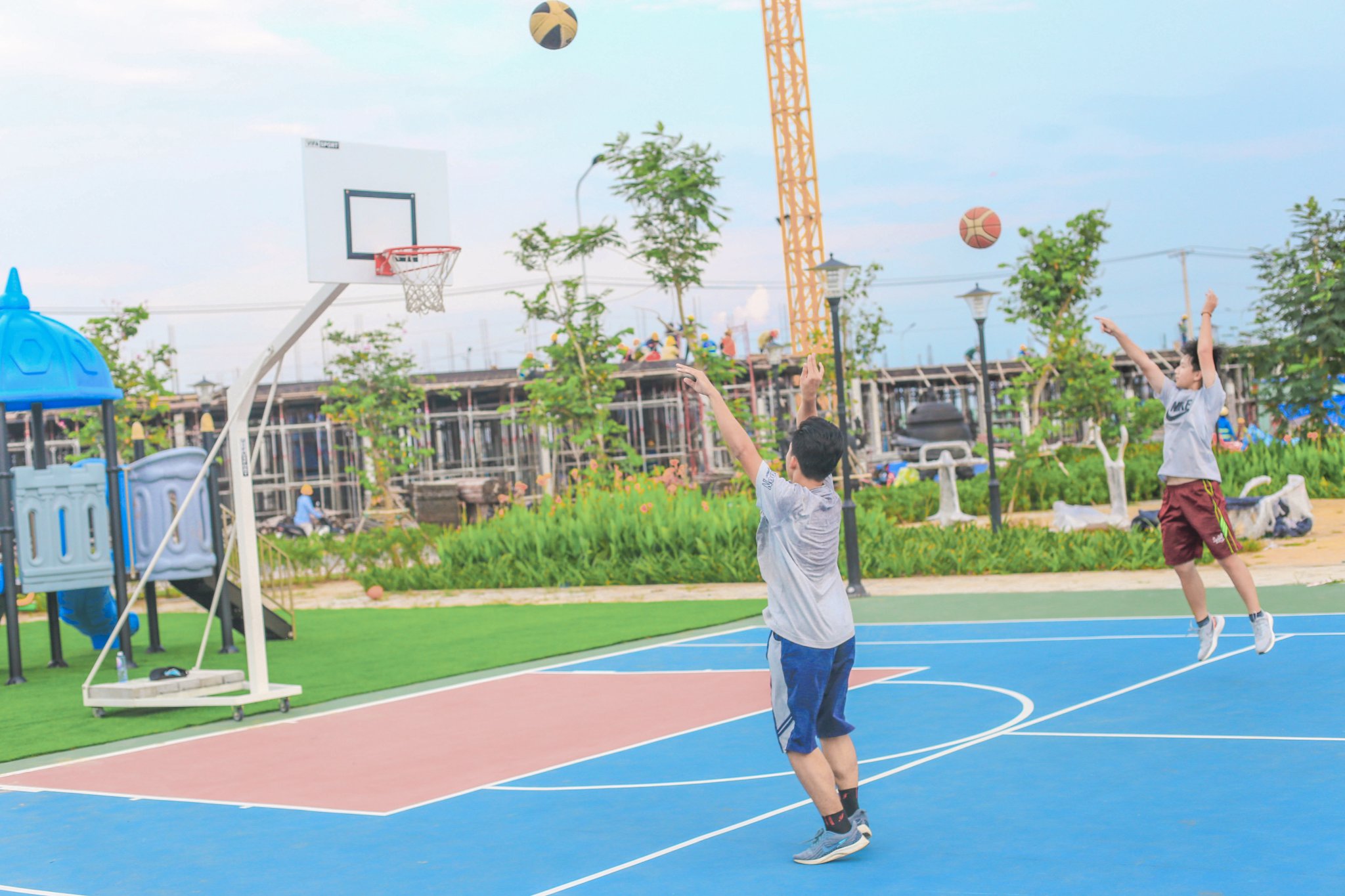 The Sol City dành đến 43.000m2 để phát triển các mảng xanh.