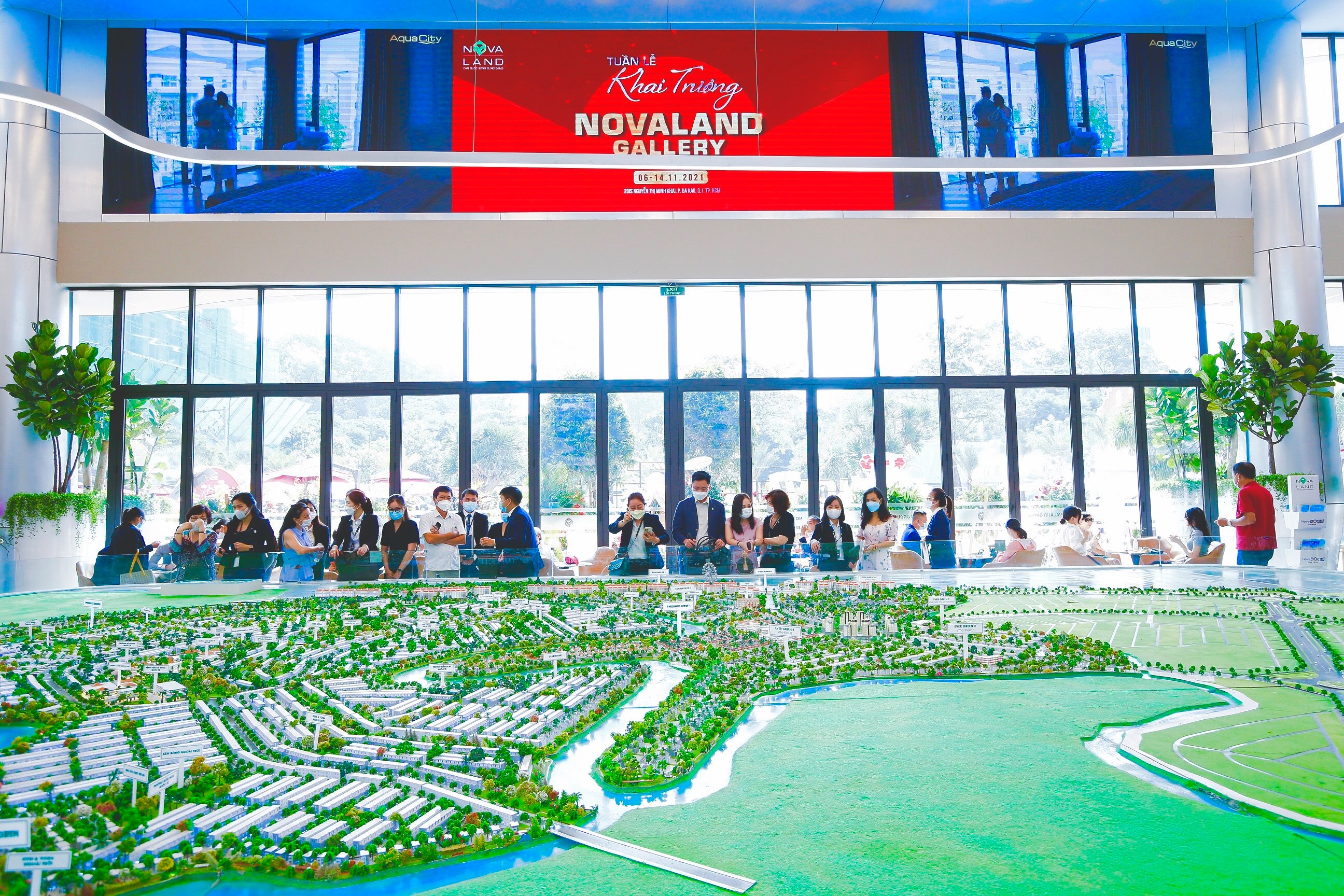 Khu đô thị sinh thái thông minh Aqua City thu hút nhiều nhà đầu tư quan tâm dự án tại Novaland Gallery 2 Bis Nguyễn Thị Minh Khai, quận 1.