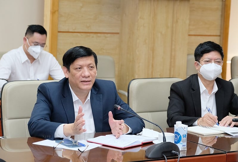 Bộ trưởng Bộ Y tế Nguyễn Thanh Long. Ảnh - Trần Minh. 