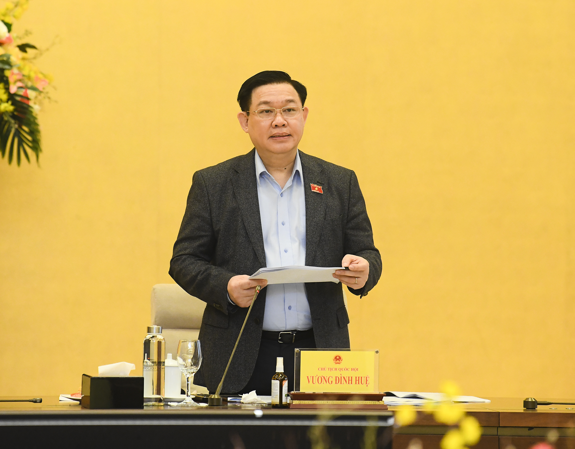 Chủ tịch Quốc hội Vương Đình Huệ - Ảnh: Quochoi.vn