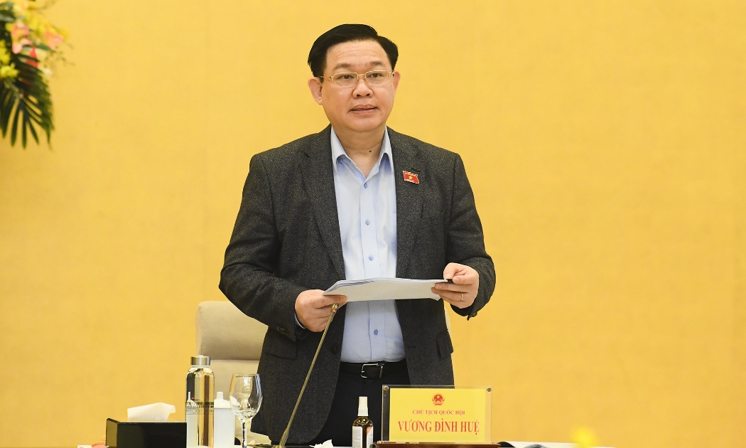 Chủ tịch Quốc hội Vương Đình Huệ - Ảnh: Quochoi.vn