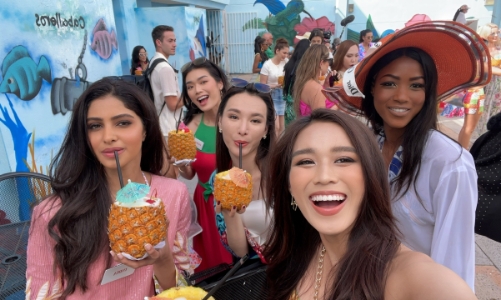 Hoa hậu Đỗ Hà tươi tắn trong các hoạt động tại Miss World 2021