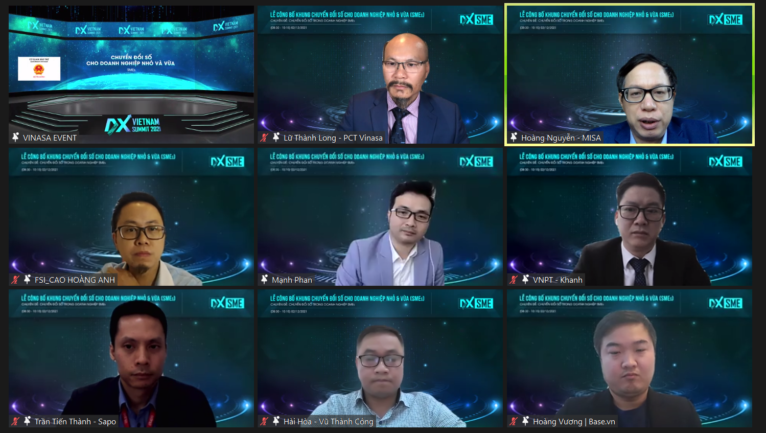 Hội thảo c&ocirc;ng bố khung chuyển đổi số doanh nghiệp nhỏ v&agrave; vừa