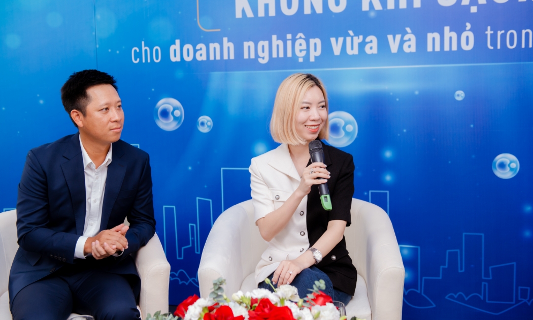 Đại diện doanh nghiệp nhỏ và vừa tại tọa đàm về không khí sạch cho doanh nghiệp