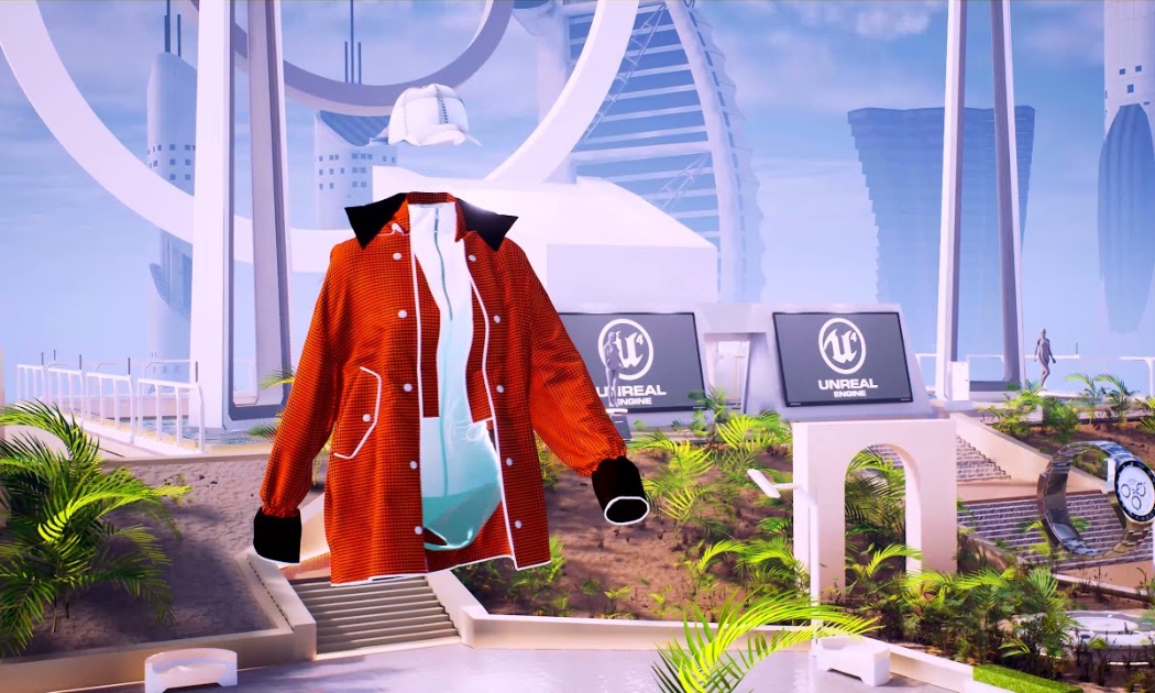 Ứng dụng Metaverse đưa ra những gợi ý mua áo khoác tại một cửa hàng thời trang trực tuyến (hình minh họa).