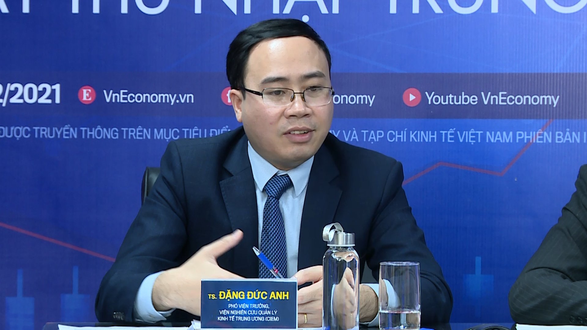 Ông Đặng Đức Anh, Phó Viện trưởng Viện nghiên cứu quản lý kinh tế Trung ương (CIEM). Ảnh Việt Tuấn.