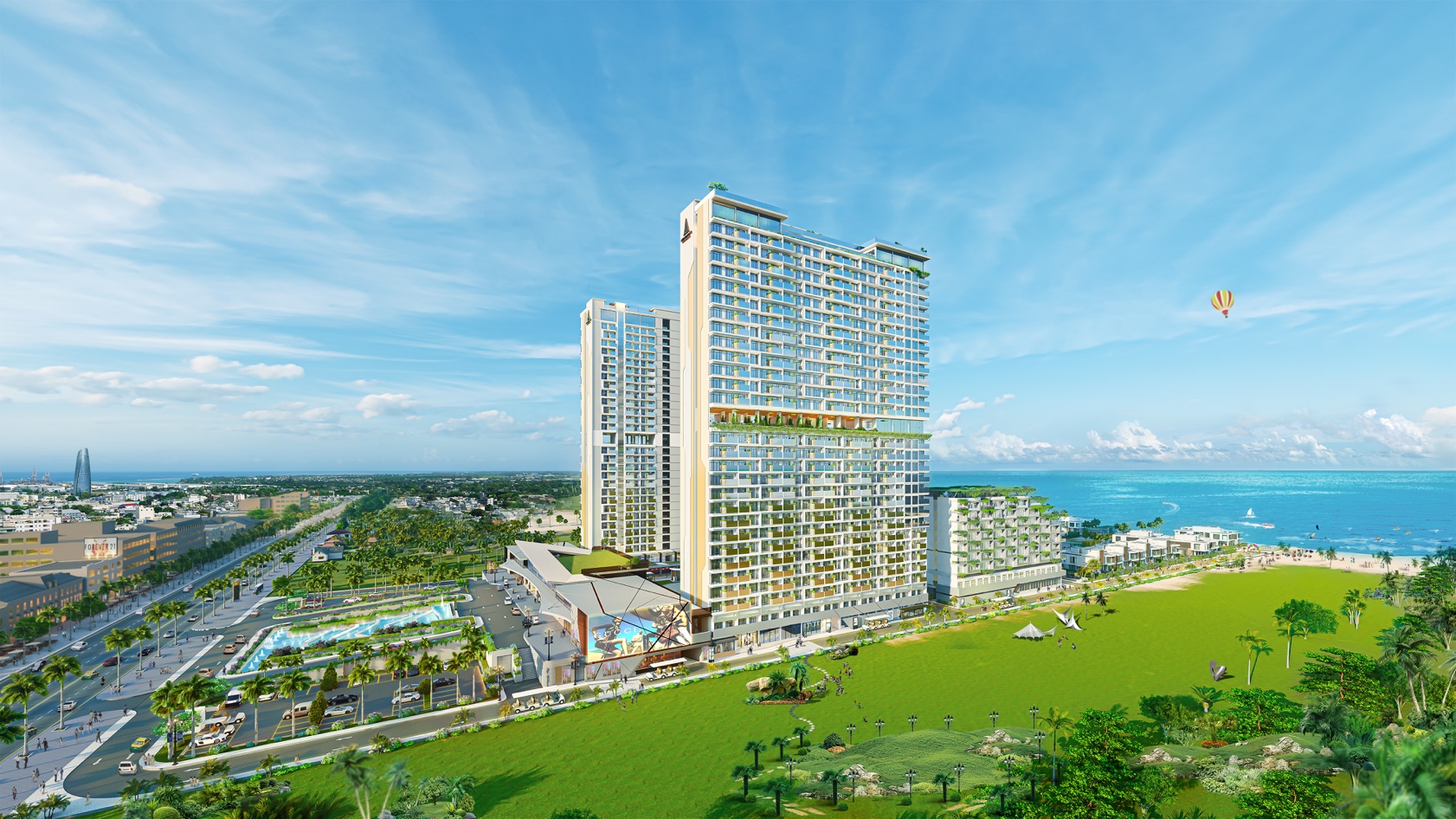 Aria Da Nang, BW Signature Collection By Best sở hữu tầm nhìn ra vịnh Non Nước.