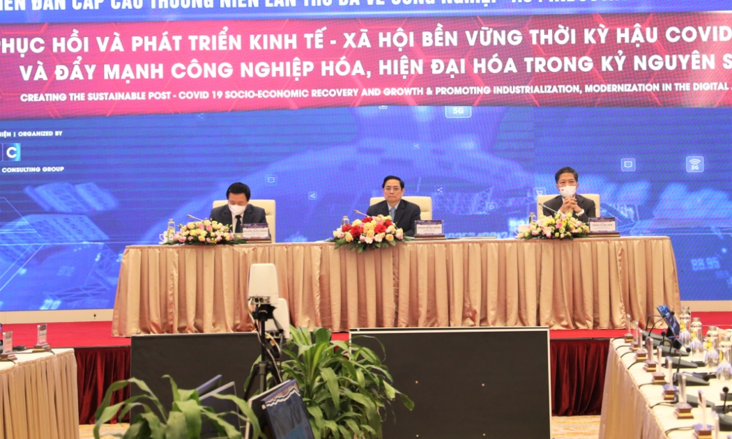 Diễn đàn cấp cao thường niên lần thứ ba về Công nghiệp 4.0 sáng ngày 6/12 với sự tham dự của Thủ tướng Phạm Minh Chính.