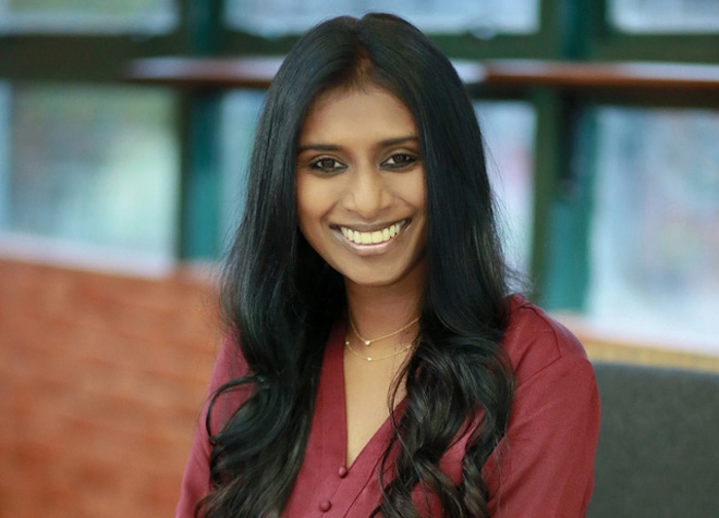 Bà Priya Lakshmi - Trưởng phòng phụ trách kinh doanh Khởi nghiệp khu vực Đông Nam Á của AWS.