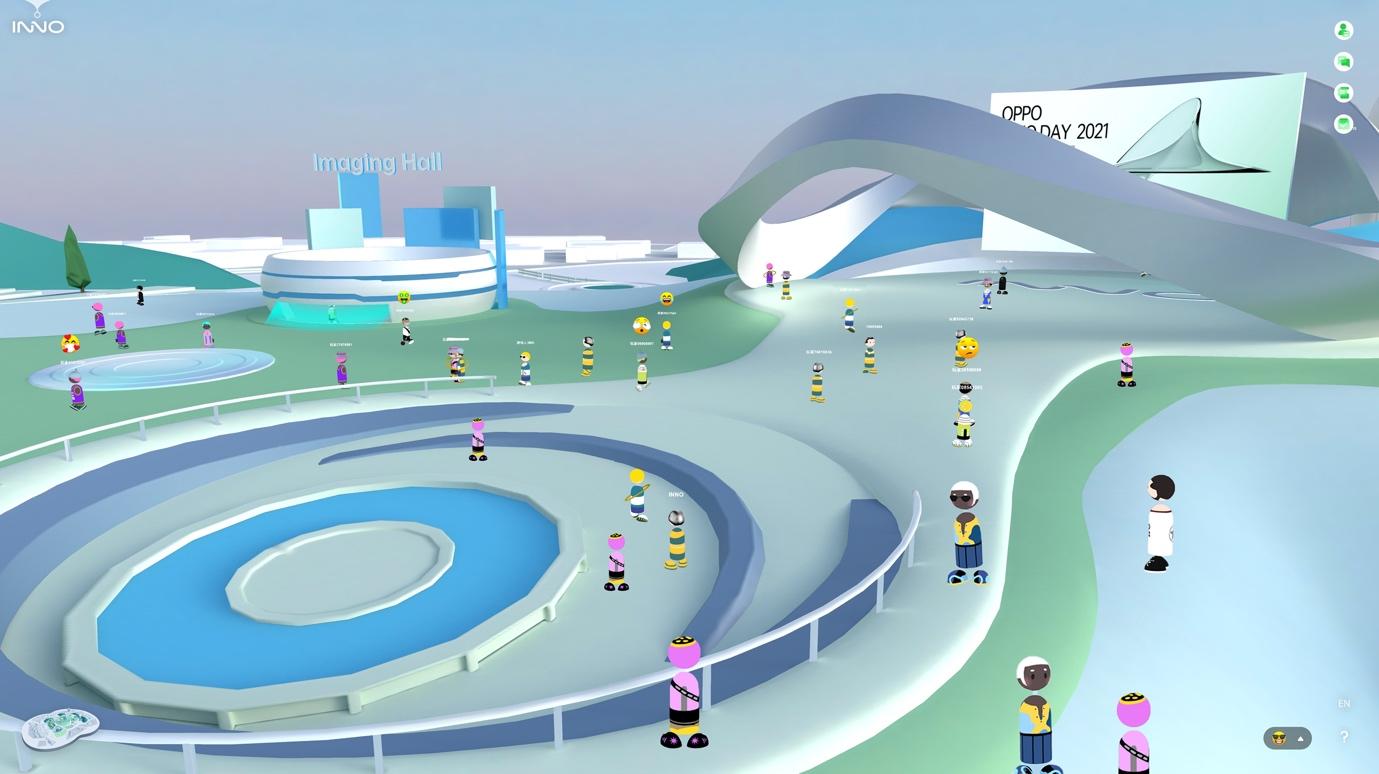 Tham gia OPPO Inno Day 2021 tại thế giới ảo Inno World.