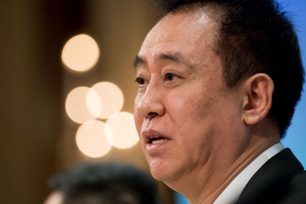 &Ocirc;ng Hứa Gia Ấn, nh&agrave; s&aacute;ng lập ki&ecirc;m Chủ tịch Evergrande - Ảnh: Bloomberg.
