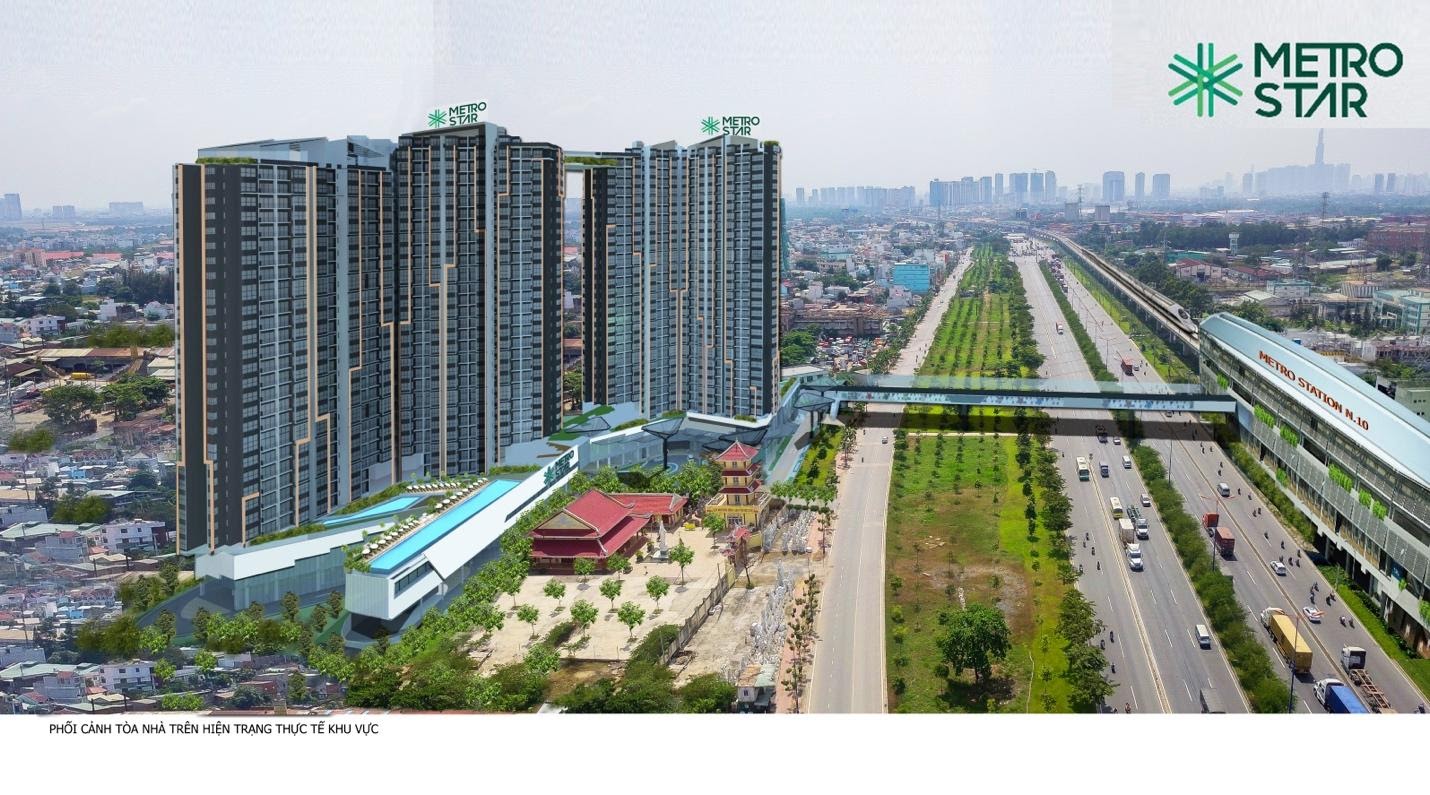 Metro Star, dự án nằm trên trục đường Xa Lộ Hà Nội, kết nối trực tiếp với ga Metro số 10, sắp được ra mắt với mức giá tốt, hứa hẹn làm dậy sóng thị trường bất động sản khu Đông.