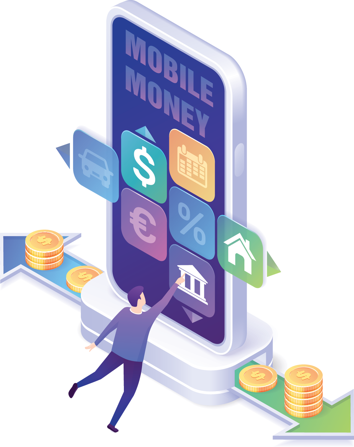 Hai trong số ba doanh nghiệp viễn thông được cấp phép triển khai thí điểm Mobile Money là VNPT (VinaPhone) và Viettel đã đưa dịch vụ Mobile Money vào sử dụng - Ảnh minh họa.