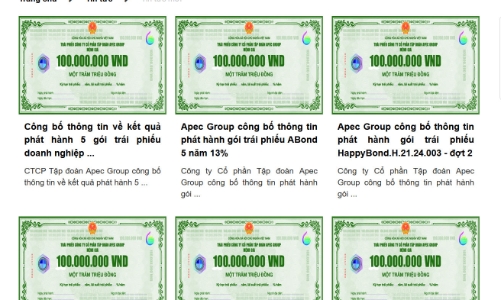 Chào bán trái phiếu không báo cáo, Apec Group bị phạt 600 triệu đồng