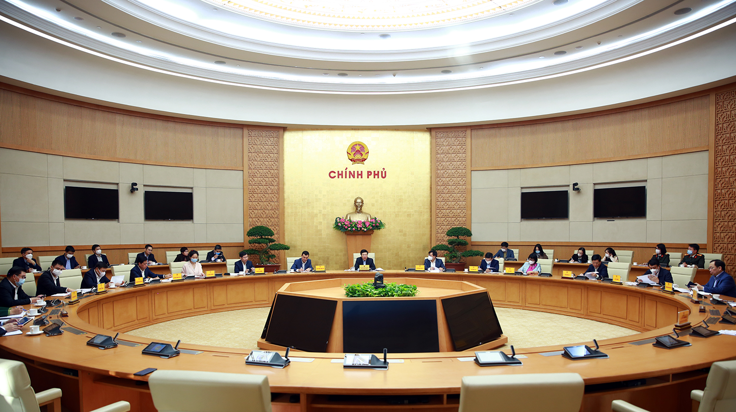 To&agrave;n cảnh cuộc họp.&nbsp;Ảnh: VGP/Hải Minh.