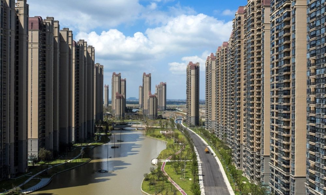 Một dự án của Evergrande - Ảnh: Bloomberg.