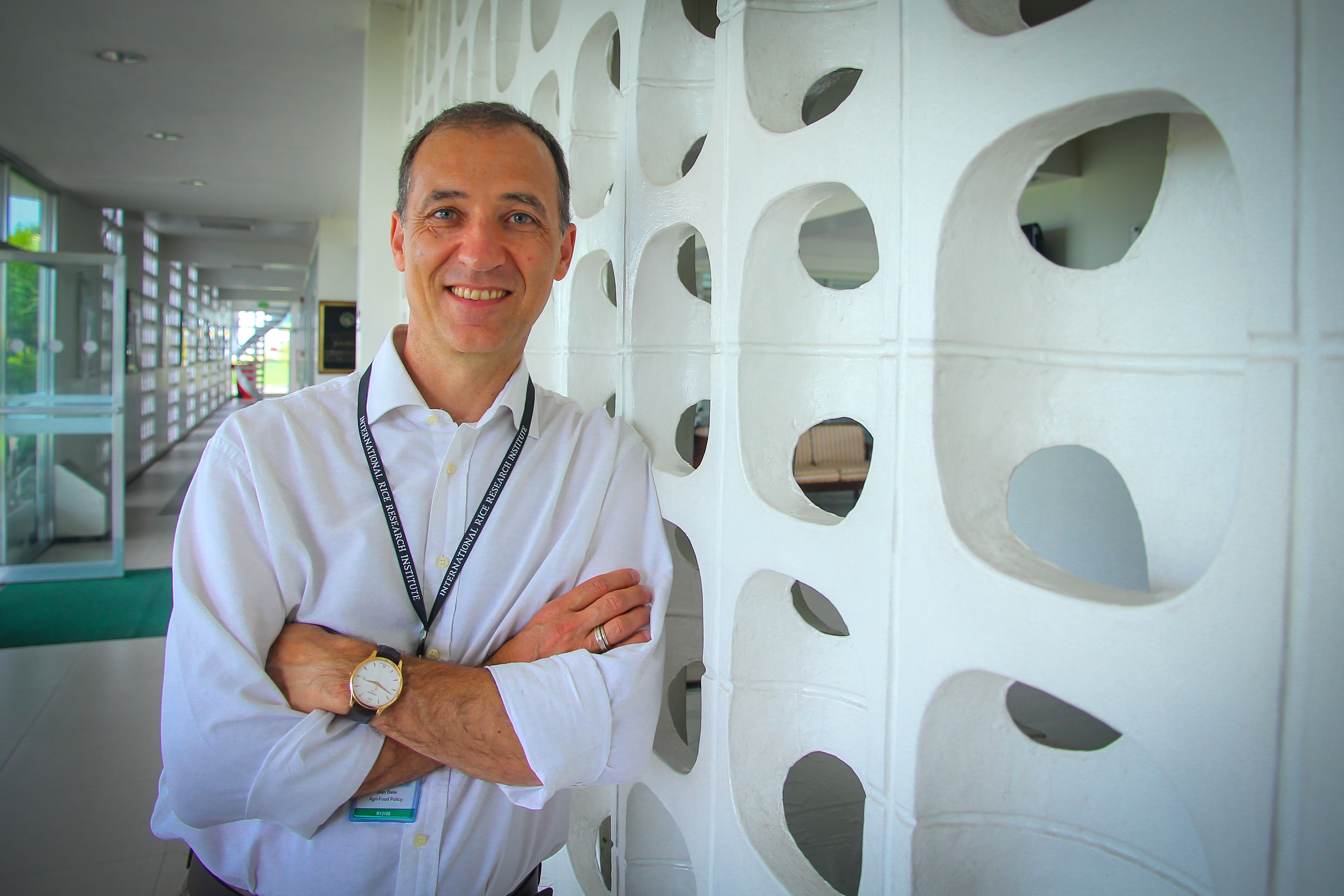 Tiến sĩ Jean Balié, Tổng Giám đốc Viện Nghiên cứu Lúa gạo Quốc tế IRRI, Giám đốc One CGIAR khu vực Đông Nam Á và Thái Bình Dương