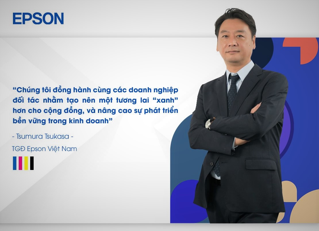 Ông Tsumura Tsukasa - Tổng giám đốc Epson Việt Nam.