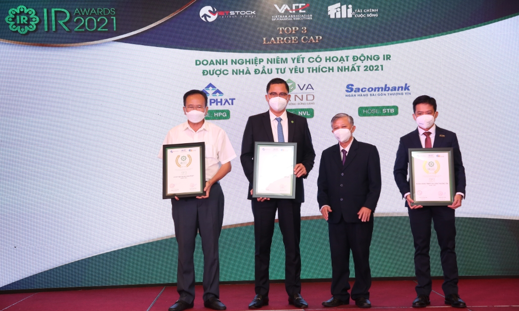 Top 3 Doanh nghiệp có hoạt động IR được yêu thích nhất