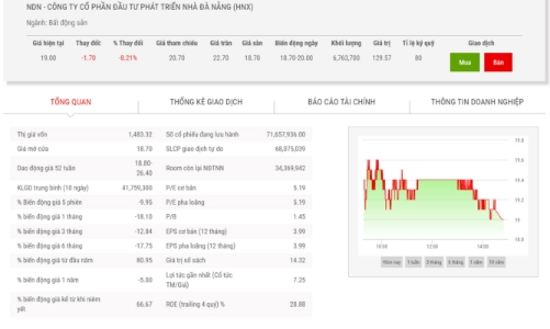 Vừa được bổ nhiệm, Tổng giám đốc đăng ký mua vào 300.000 cổ phiếu NDN