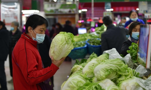 Ngược chiều giá thịt lợn, giá rau ở Trung Quốc tăng chóng mặt