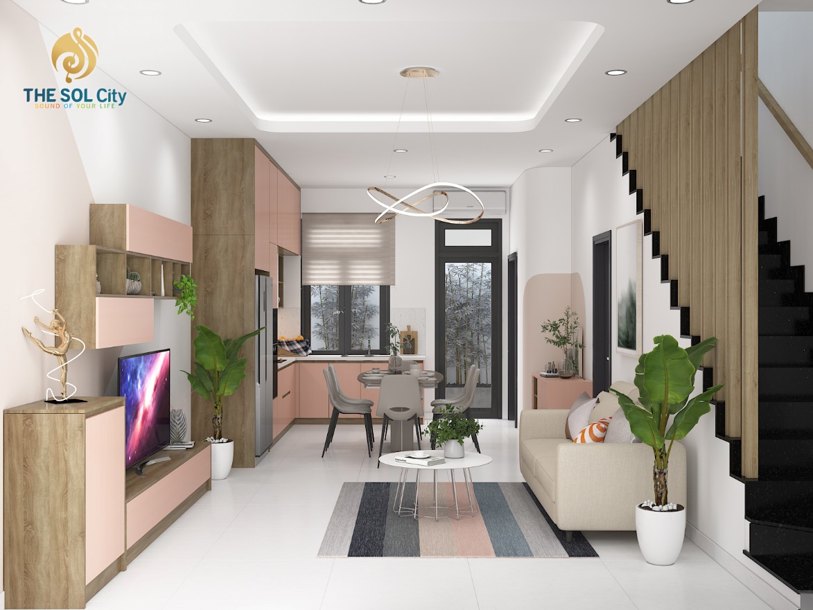 Nh&agrave; theo phong c&aacute;ch hiện đại.