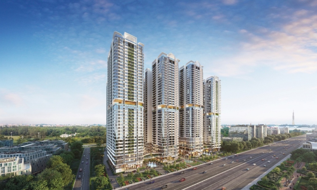 Phức hợp thương mại tại Astral City có vị trí mặt tiền QL13, thành phố Thuận An, Bình Dương.