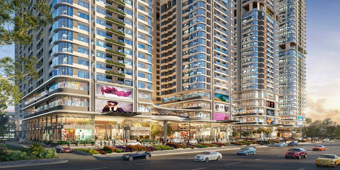 4 tầng thương mại v&agrave; 1 tầng cinema tại khối đế Astral City tập trung h&agrave;ng trăm nh&atilde;n h&agrave;ng lớn trong nước v&agrave; quốc tế.