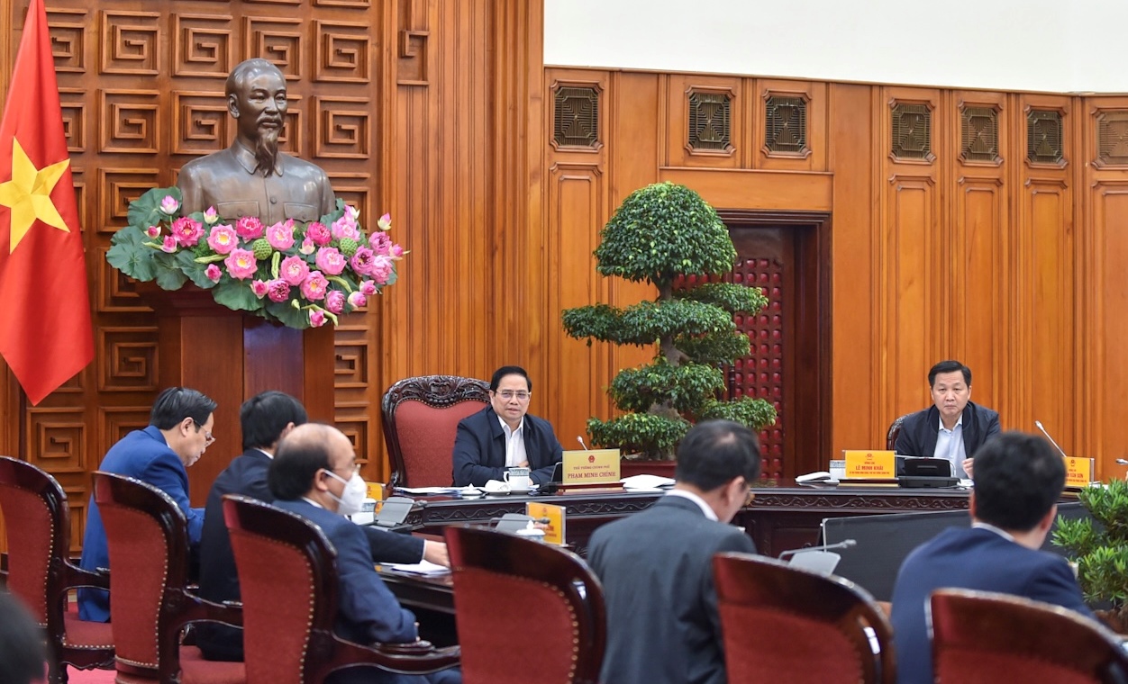 To&agrave;n cảnh buổi l&agrave;m việc - Ảnh: VGP