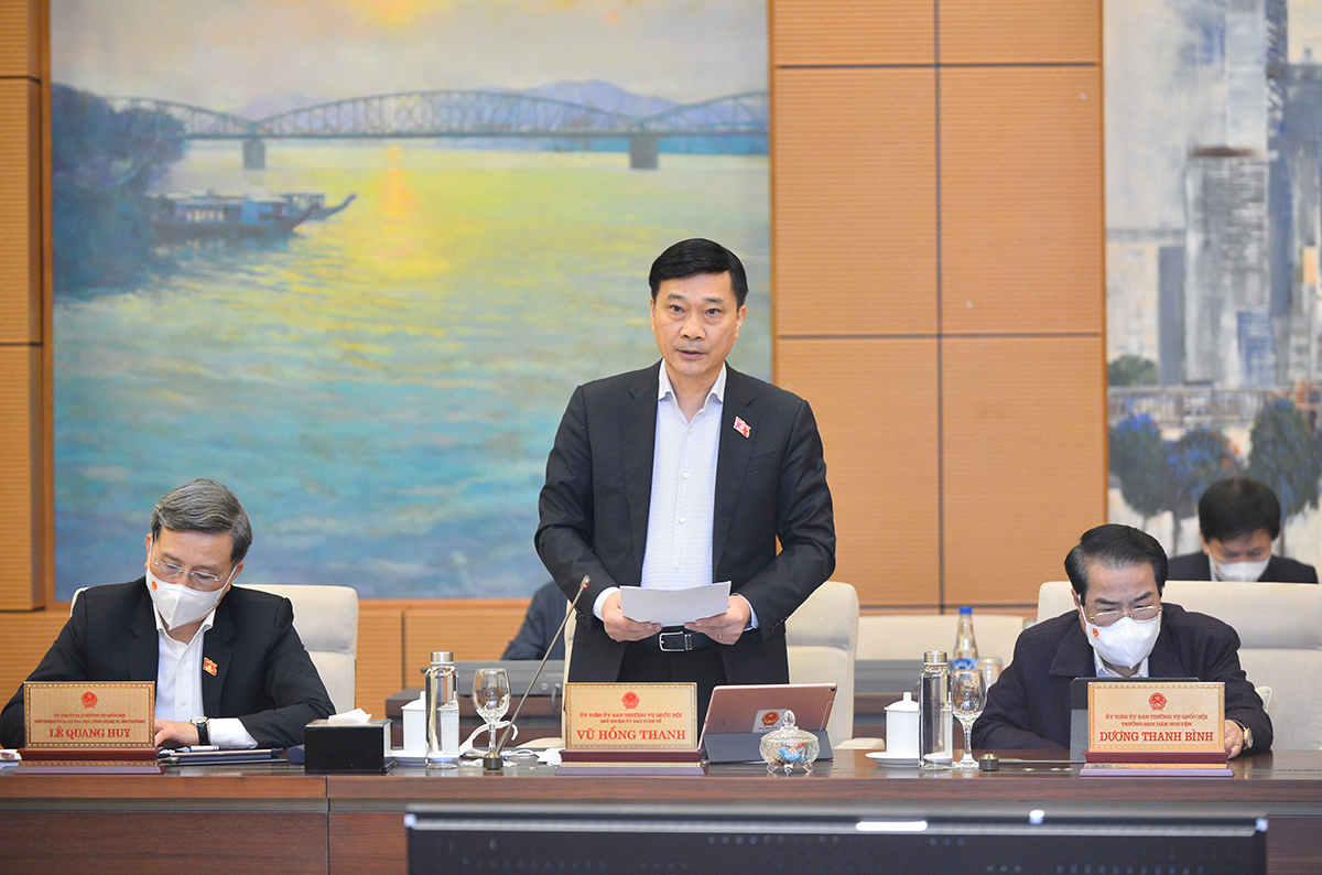 Chủ nhiệm Ủy ban Kinh Tế Vũ Hồng Thanh - Ảnh: Quochoi.vn