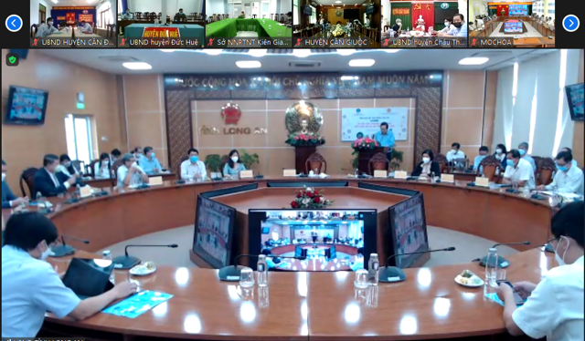 Điểm cầu Long An.