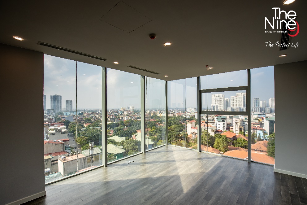 Căn hộ không cột tại The Nine, số 9 Phạm Văn Đồng.