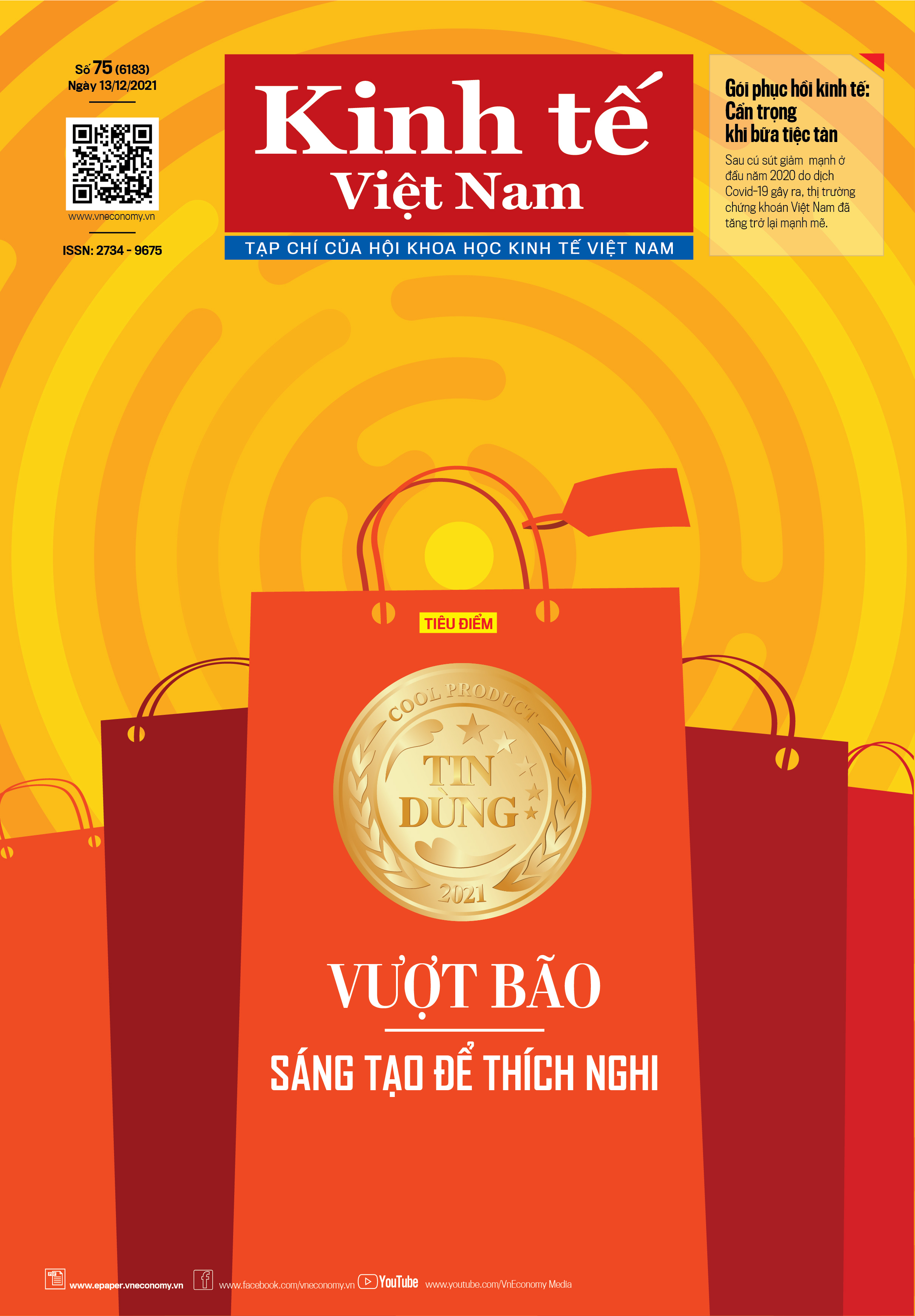 Tạp ch&iacute; Kinh tế Việt Nam số 75-2021