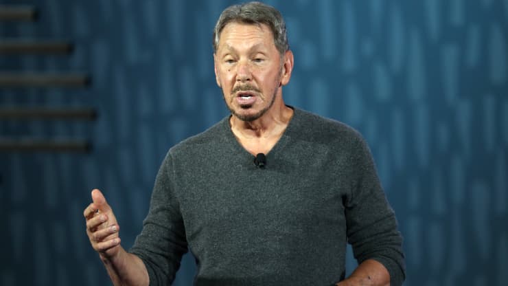 Tỷ phú Larry Ellison - Ảnh: Getty/CNBC.