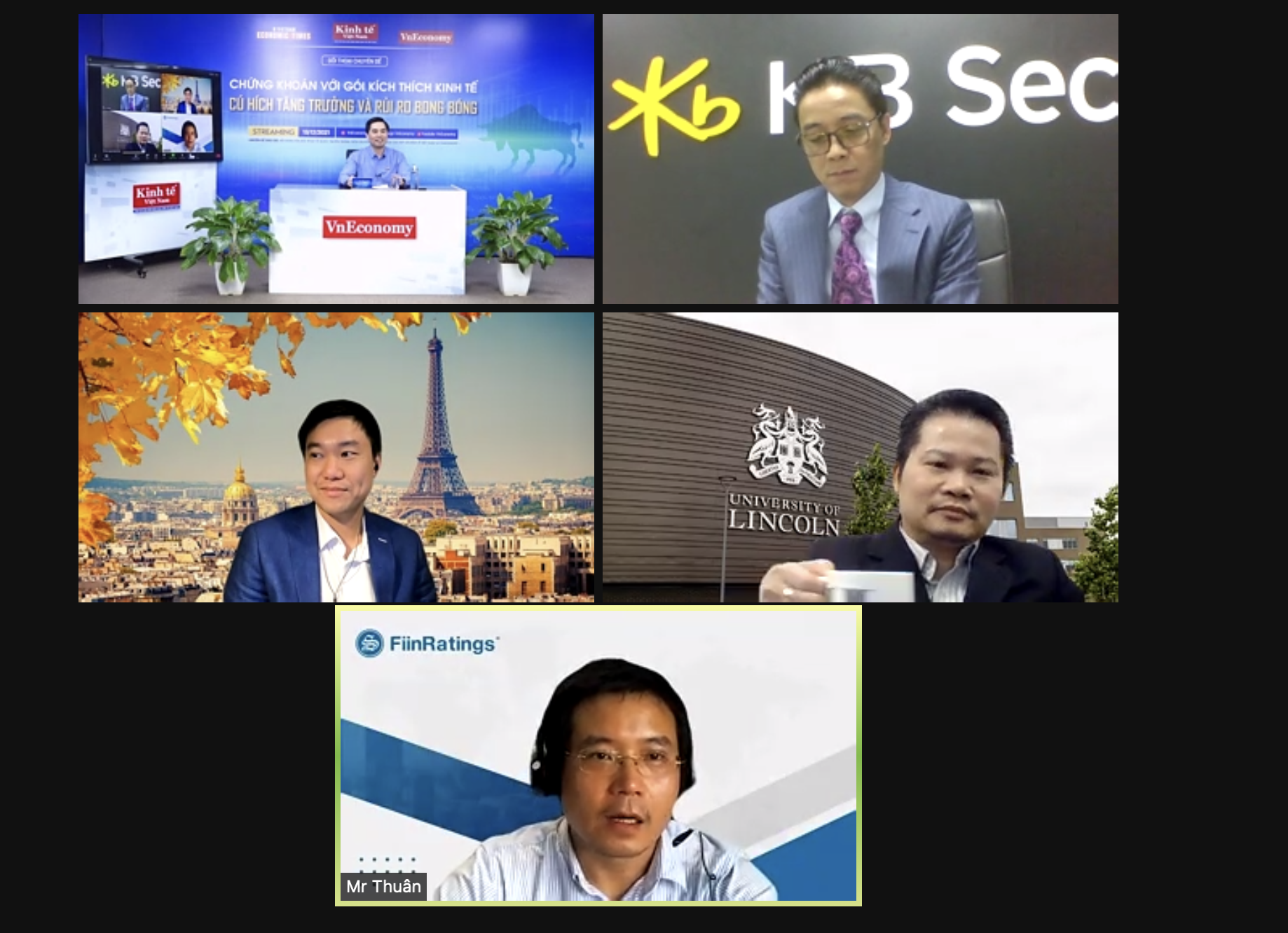 C&aacute;c diễn giả tham gia toạ đ&agrave;m s&aacute;ng 13/12.