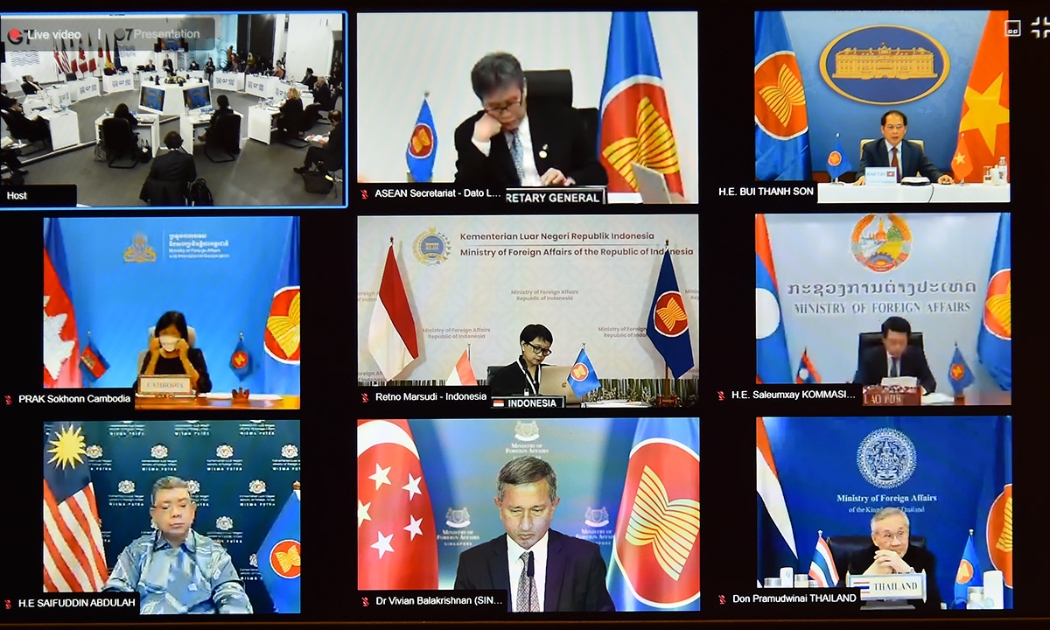 Các nước G7 khẳng định ủng hộ vai trò trung tâm của ASEAN, nhấn mạnh coi trọng quan hệ với ASEAN - Ảnh: Bộ Ngoại giao