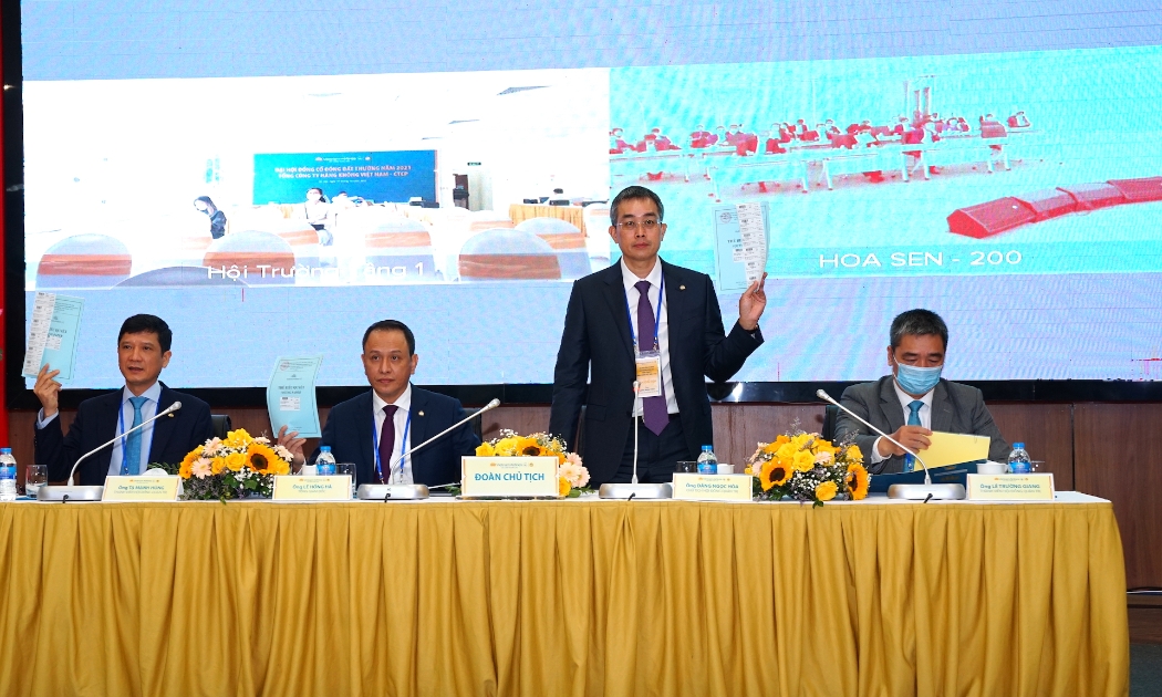 Vietnam Airlines tố chức Đại hội cổ đông bất thường năm 2021, để đẩy mạnh tái cơ cấu giai đoạn 2021 - 2025.