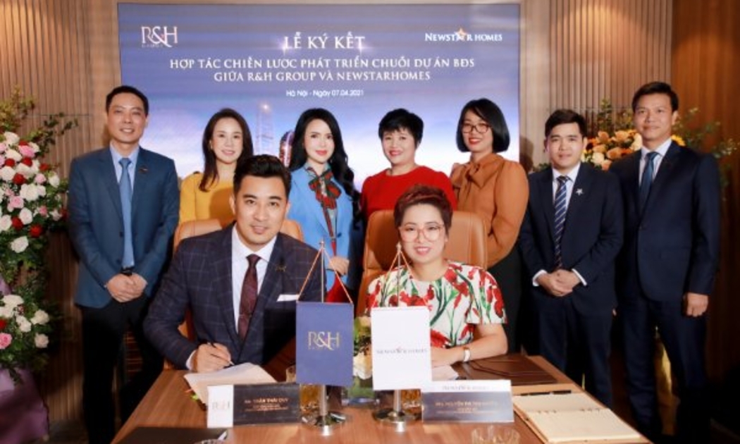 Ký kết hợp tác giữa NewstarHomes và R&H trong việc phát triển chuỗi dự án của tập đoàn này.