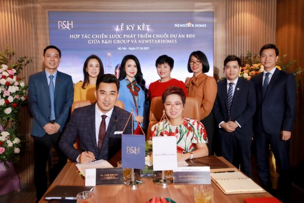 Ký kết hợp tác giữa NewstarHomes và R&H trong việc phát triển chuỗi dự án của tập đoàn này.