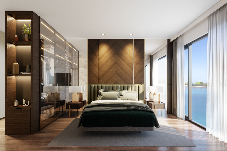 Kh&ocirc;ng gian sống được thiết kế tỉ mỉ, mang đến nguồn cảm hứng tại Masteri Waterfront.