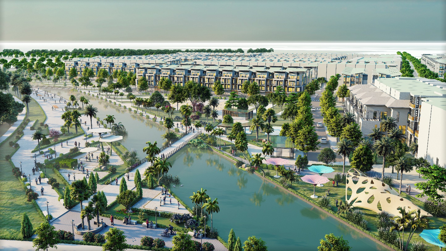 Thành phố thiên niên kỷ T&T City Millennia có quy mô gần 300 ha thuộc xã Long Hậu, huyện Cần Giuộc, tỉnh Long An.