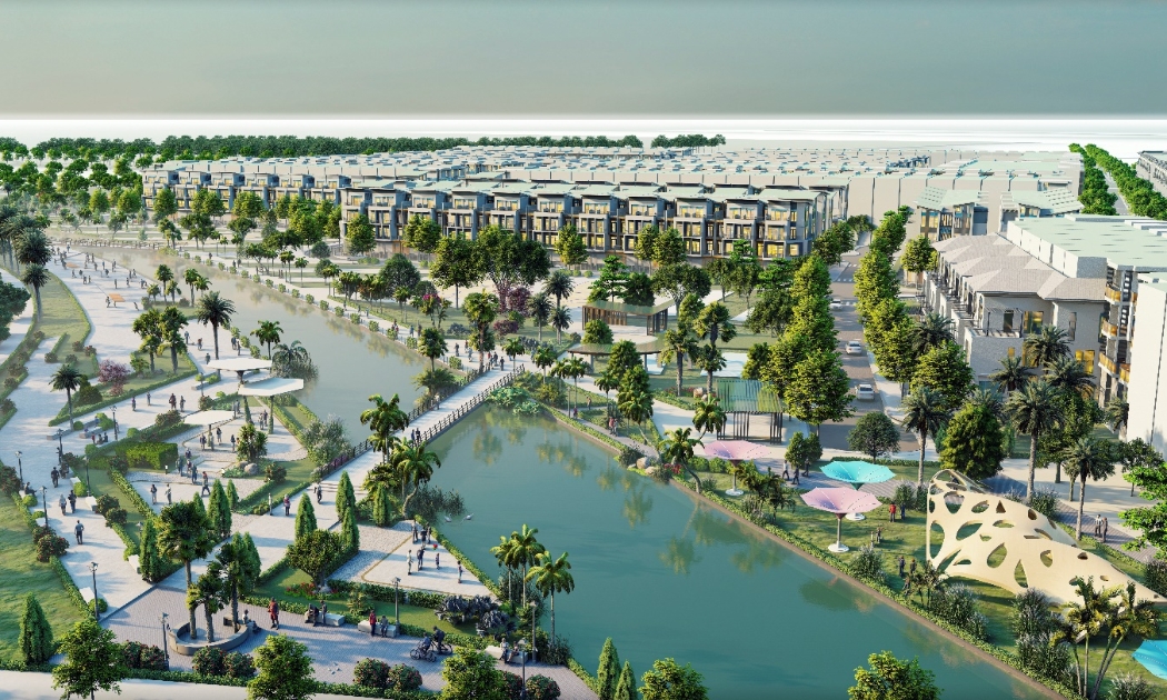Thành phố thiên niên kỷ T&T City Millennia có quy mô gần 300 ha thuộc xã Long Hậu, huyện Cần Giuộc, tỉnh Long An.