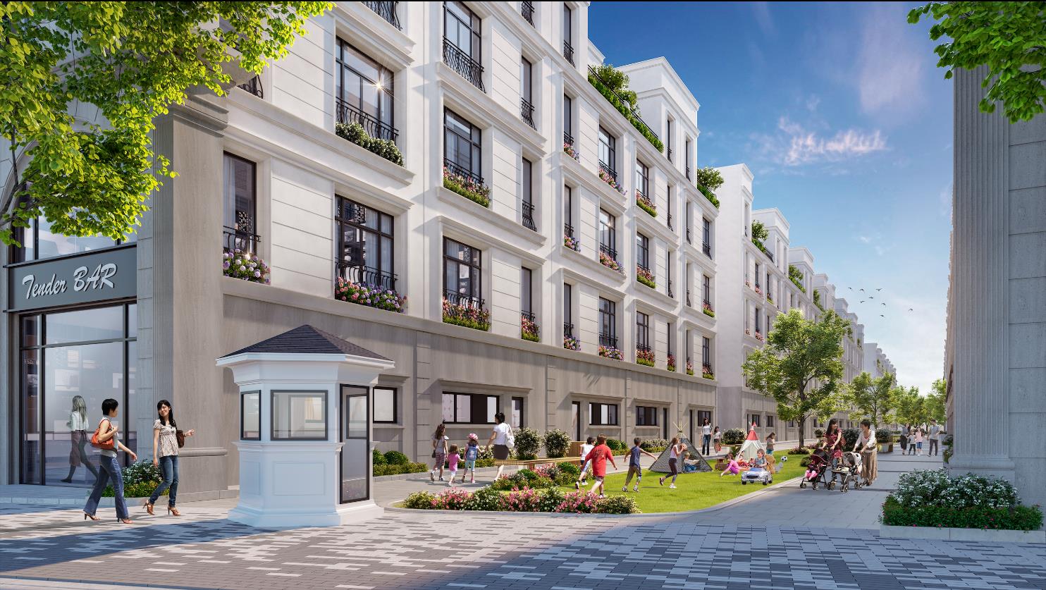 Sở hữu shophouse Thịnh Vượng, cư dân được hưởng đặc quyền riêng tư “độc nhất vô nhị” với khoảng không gian sau nhà lên tới 9m.